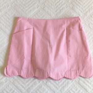 Lilly Pulitzer January Skort - Pink Seersucker